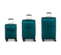 Gabol Cloud 4 wheels Suitcase set 3-piece with expansion pleat green