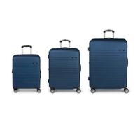 Gabol Escape 4 wheels Suitcase set 3-piece Expandable blue