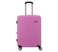Gabol Future Plus 4 wheels Trolley 66 cm with expansion pleat pink