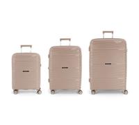 Gabol Kiba 4 Roll Suitcase Set 3pcs. beige