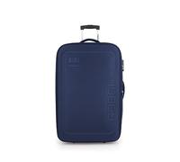 Gabol Large Expandable Suitcase Orbit Soft 90L Capacity, blue, 32 cm x 47 cm x 76 cm, Suitcases & Trolleys