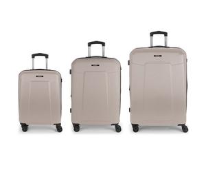 Gabol Mercury 4 wheels Suitcase set 3-piece gray
