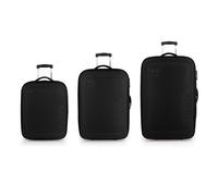 Gabol Orbit 2 wheels Suitcase set 3-piece with expansion pleat black