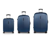 Gabol Paradise XP 4 wheels Suitcase set 3-piece with expansion pleat blue