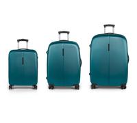 Gabol Paradise XP 4 wheels Suitcase set 3-piece with expansion pleat petrol