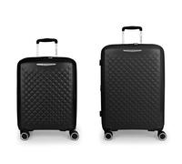 Gabol Queens 4 wheels Suitcase set 2-piece with expansion pleat black
