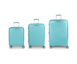 Gabol Queens 4 wheels Suitcase set 3-piece Expandable green