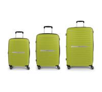 Gabol Shinyuu 4 wheels Suitcase set 3-piece with expansion pleat green
