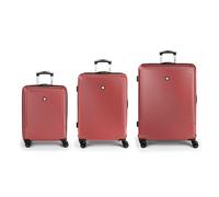 Gabol Vienna 4 Roll Suitcase Set 3pcs. red