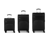 Gabol Zambia 4 wheels Suitcase set 3-piece Expandable black