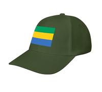 Gabon Flag Baseball Cap,Summer Adjustable Classic Low Profile Hat for Men Women,The Ultimate Accessory for Outdoor Activies Army Green