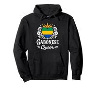 Gabonese Queen Gabon Flag Proud Gabonese Woman Pullover Hoodie