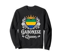Gabonese Queen Gabon Flag Proud Gabonese Woman Sweatshirt