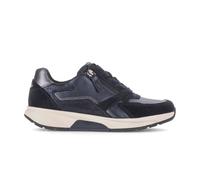 Gabor 0106.01 Adora - Rolling soft navy blue suede and leather rocker trainers