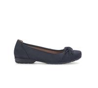 Gabor 02.643 Ashlene dark navy blue nubuck formal low heel ballet pumps
