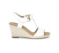 Gabor 62.024 Karen dressy white leather high wedge heel sandals