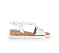 Gabor 62.751 Rich classic white leather wedge heel sandals
