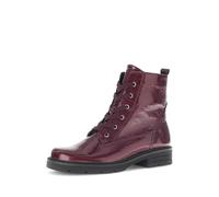 Gabor 74.651 Tara leather lace up ankle boots (Red Lacquer, 5.5, UK Footwear Size System, Adult, Women, Numeric, Medium, 5.5)