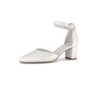 Gabor 81.340.60 Women's Buckle Pumps Smooth Leather White Size 35