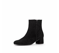 Gabor Abbey Black Suede Womens Heeled Boots 35.680.17