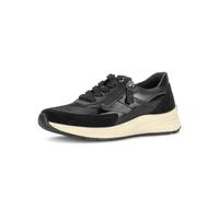 Gabor Aggie Zip K Fit Black patent suede Womens lacing shoes 60.0701.001 in a Plain Leather in Size 5