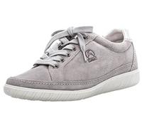 Gabor Amulet Womens Wide Fit Sneakers 3.5 UK Grey Suede/Argento