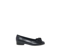 Gabor 'amy' Bow Trim Ballerina Pumps In Navy Navy 3.5