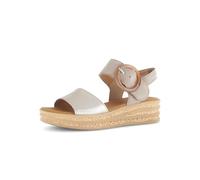 Gabor Andre Taupe suede Womens Wedge Sandals 64.550.62
