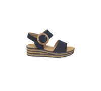 Gabor 'andre' Wedge Sandals In Blue Blue