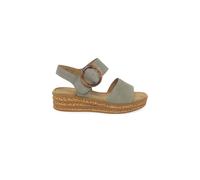 Gabor 'andre' Wedge Sandals In Light Khaki Light Khaki 7.5