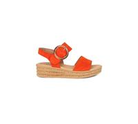Gabor 'andre' Wedge Sandals In Orange Orange 6