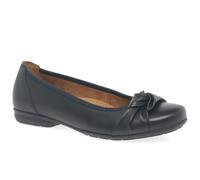 Gabor Women Ballet Flats, Ladies Classic Ballet Flats,Flats,Summer Shoe,Classic,Elegant,Blue (Night),38.5 EU / 5.5 UK