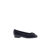 Gabor 'assist' Bow Trim Ballerina Flats In Dark Blue Dark Blue