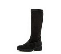 Gabor Baku Womens Long Boots 7 UK Black Microvelour