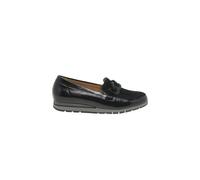 Gabor 'bea' Wedge Loafers In Black Black