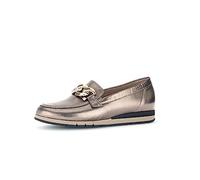 Gabor Bea Women's Leather Wedge Loafer 32.415 (Rame, UK Footwear Size System, Adult, Women, Numeric, Medium, 4.5)