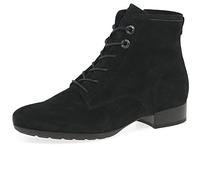 Gabor Boat Womens Ankle Boots 5 UK Black Suede