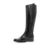 Gabor Brook Med Leg Black leather Womens knee-high boots 51.649.27