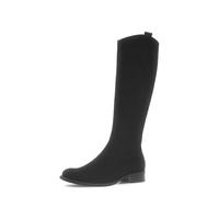 Gabor Brook Slim Leg Black Suede Womens knee-high boots 71.648.17