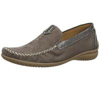 Gabor California N, Women's Court Shoes, Grey Nubuck/Grey Metallic Leather, 6 UK