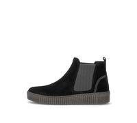 Gabor Chelsea Women's 8013.02 Slip On Shoes Width F, Black El Texture, 6 UK