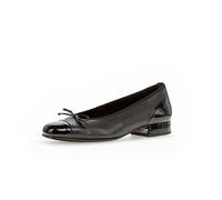 Gabor Comfort Basic , Women's Ballet Shoes, Black (Black Leather Ht/Patent), 9 UK