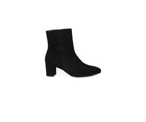 Gabor 'dial'heeled Ankle Boots In Black Black