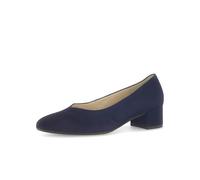 Gabor Dixie Navy Suede Womens Court Shoes 81.431.16