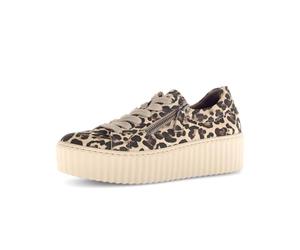 Gabor Dolly Leather Low top Platform Sneakers (Leopard, UK Footwear Size System, Adult, Women, Numeric, Medium, 6)