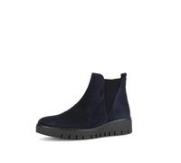 Gabor Dublin Wide Navy Suede Womens Chelsea Boots 72.061.46