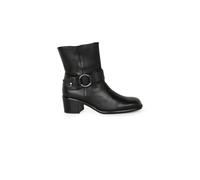 Gabor 'easel' Low Heeled Ankle Boots In Black Black