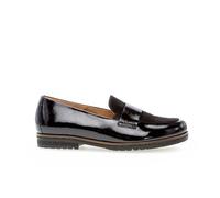 Gabor Ego Elder Black Patent Suede Womens Loafers 72.042.37