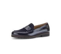 Gabor Ego Elder Navy Patent Suede Womens Loafers 40.0501.001