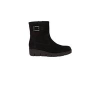 Gabor Entrust Black Suede Womens Wedge Boots 80.0502.001